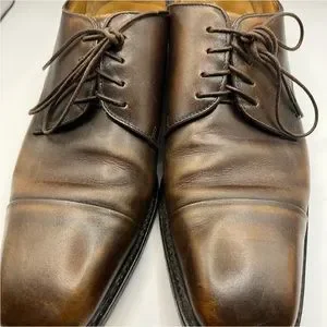 Salvatore Ferragamo Brown Oxford Cap Toe Leather Lace-ups Size 8.5 GUC Salvatore Ferragamo Studio Cap Toe Oxford Men main image 3
